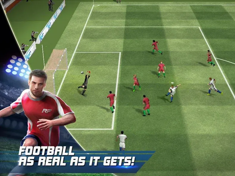 Real Football (Реал Футбол)  [МОД Бесконечные монеты] Screenshot 1