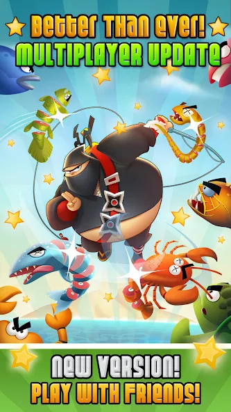 Ninja Fishing (Ниндзя Фишинг)  [МОД Unlocked] Screenshot 1