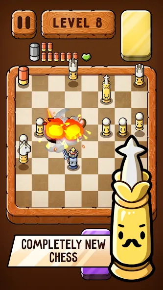 Bullet Chess: Board Shootout (Бюллет чесс)  [МОД Много монет] Screenshot 3