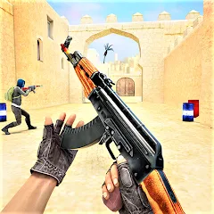 Взломанная Commando Gun Shooting Games  [МОД Menu] - последняя версия apk на Андроид