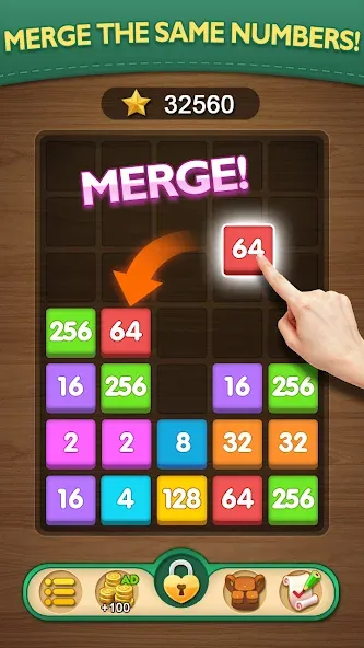 Merge Puzzle - Number Games (Мердж Пазл)  [МОД Все открыто] Screenshot 1