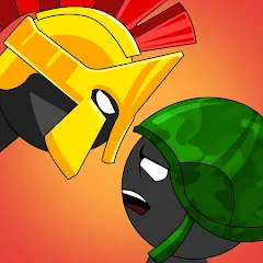 Взлом Stickman History Battle (Стикмен История Битва)  [МОД Много денег] - последняя версия apk на Андроид