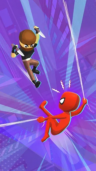 Web Master: Stickman Superhero (Вебмастер)  [МОД Все открыто] Screenshot 1