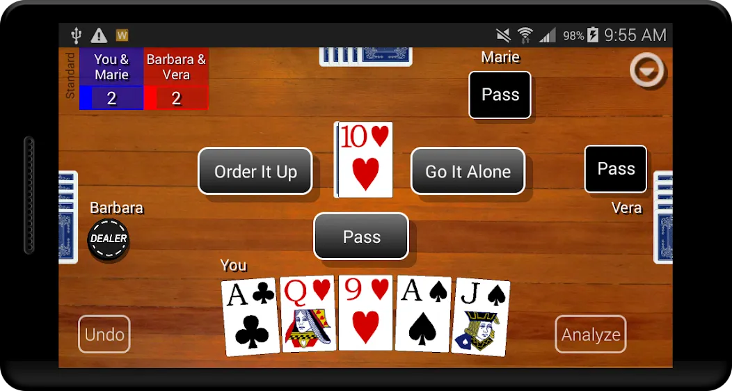 Euchre Card Classic (Юкер Кард Классик)  [МОД Mega Pack] Screenshot 1