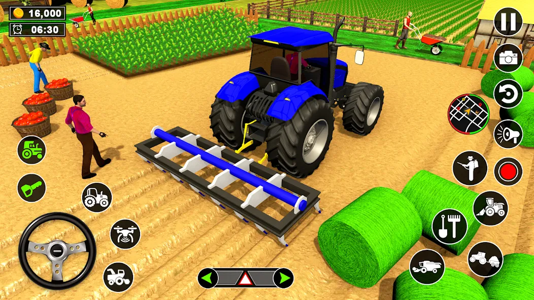 Real Tractor Driving Simulator (Реальный симулятор вождения трактора)  [МОД Mega Pack] Screenshot 2