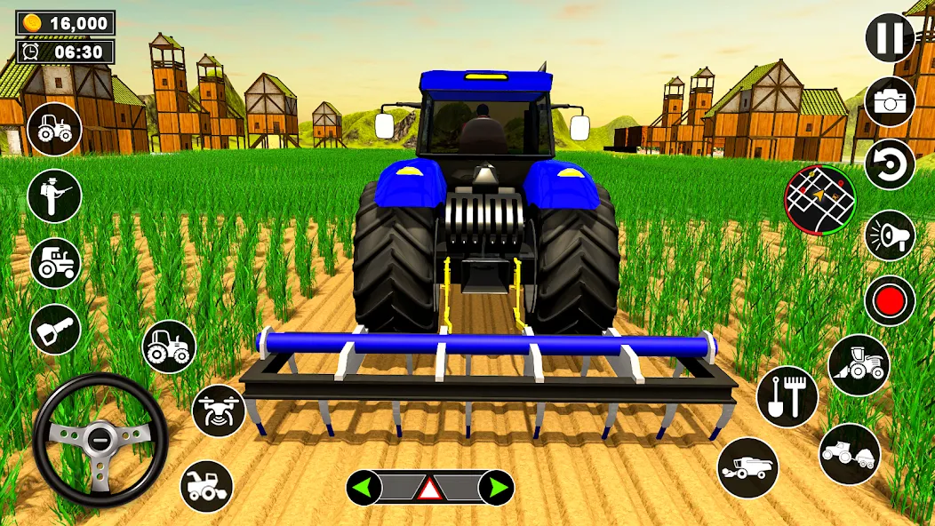 Real Tractor Driving Simulator (Реальный симулятор вождения трактора)  [МОД Mega Pack] Screenshot 3