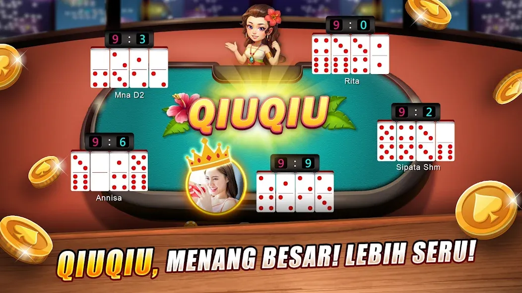 LUXY Domino Gaple QiuQiu Poker (Лукси Домино Гапл Киукиу Покер)  [МОД Unlimited Money] Screenshot 2