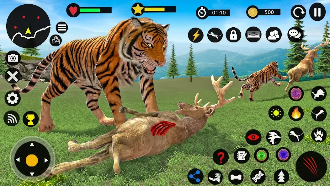 Tiger Games: Tiger Sim Offline  [МОД Unlocked] Screenshot 1