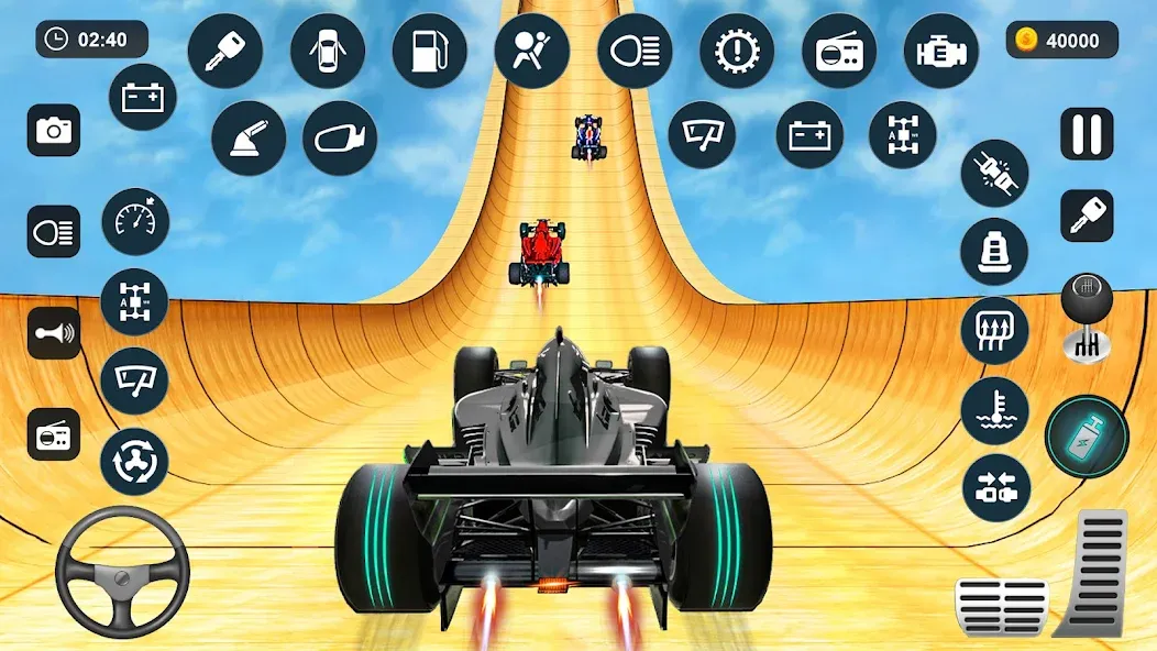 Formula Car Stunt - Car Games (Формула автомобиль трюк)  [МОД Unlocked] Screenshot 2