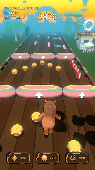 Hippo Dash (Хиппо Дэш)  [МОД Бесконечные монеты] Screenshot 1