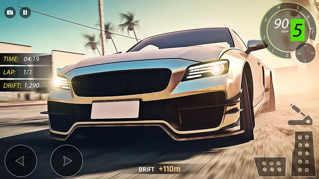 Highway Drifting Racing Games  [МОД Много монет] Screenshot 2