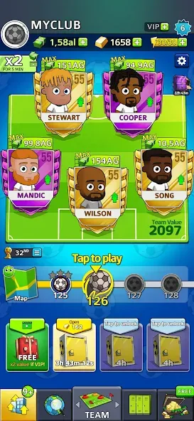 Idle Soccer Story - Tycoon RPG (Айдл Соккер Стори)  [МОД Menu] Screenshot 2