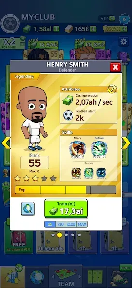 Idle Soccer Story - Tycoon RPG (Айдл Соккер Стори)  [МОД Menu] Screenshot 4