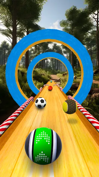 Fast Ball Jump - Going Ball 3d (Скай Болл Джамп)  [МОД Бесконечные монеты] Screenshot 1