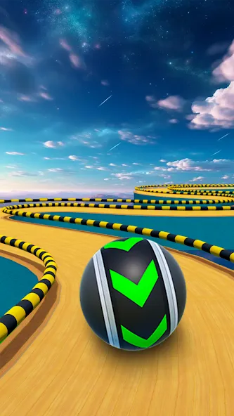 Fast Ball Jump - Going Ball 3d (Скай Болл Джамп)  [МОД Бесконечные монеты] Screenshot 3