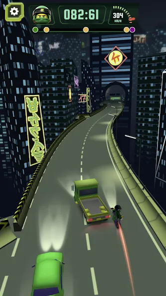 Go Ninja Moto Race (Го Ниндзя Мото Гонка)  [МОД Все открыто] Screenshot 3