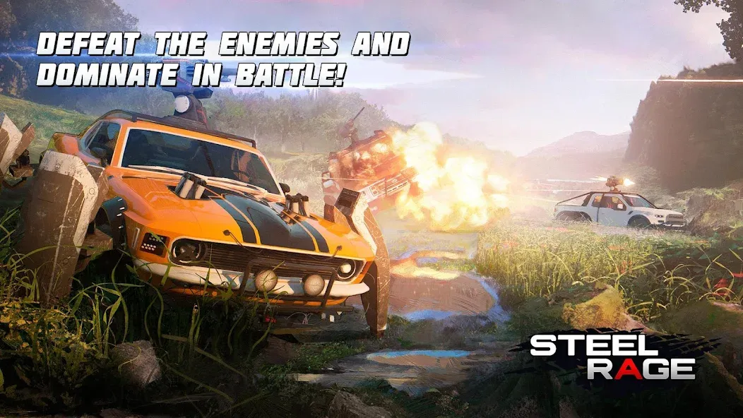 Steel Rage: Mech Cars PvP War (Стил Рейдж)  [МОД Menu] Screenshot 2