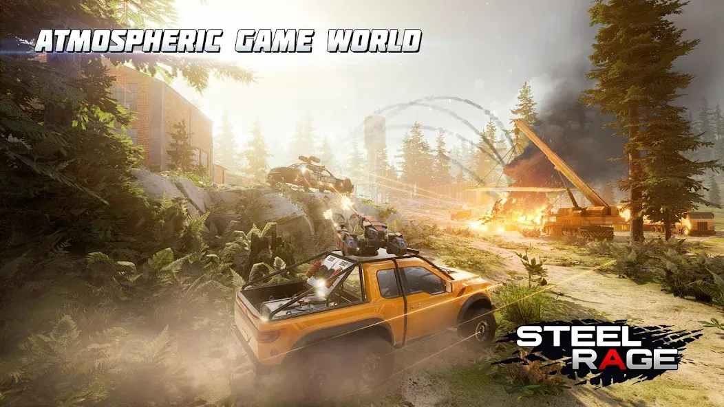 Steel Rage: Mech Cars PvP War (Стил Рейдж)  [МОД Menu] Screenshot 3