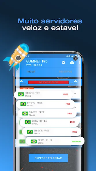 GDMNET Pro - Client VPN - SSH (ГДМНЕТ Про)  [МОД Много монет] Screenshot 2