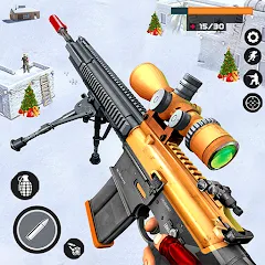 Скачать взломанную Banduk Game - Sniper Gun Games (Снайперская Война 3D)  [МОД Unlimited Money] - полная версия apk на Андроид