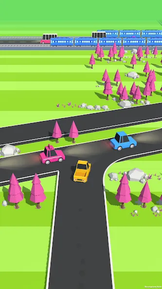 Traffic Run!: Driving Game  [МОД Много денег] Screenshot 5