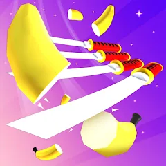 Скачать взломанную Flying Cut (Флайинг кат)  [МОД Много денег] - последняя версия apk на Андроид