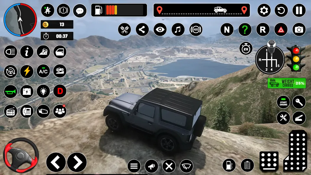 Offroad Jeep Driving & Parking  [МОД Много денег] Screenshot 3