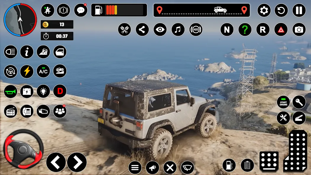 Offroad Jeep Driving & Parking  [МОД Много денег] Screenshot 5