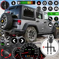 Взломанная Offroad Jeep Driving & Parking  [МОД Много денег] - последняя версия apk на Андроид