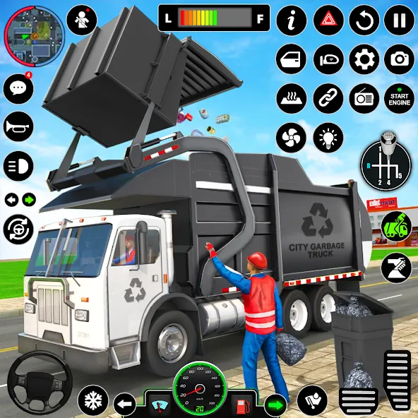 Truck Driving Games Truck Game (Трак Драйвинг игры Трак игра)  [МОД Меню] Screenshot 1