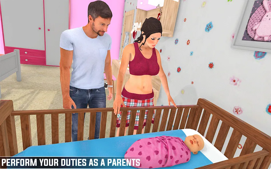 Pregnant Games Mommy Simulator  [МОД Menu] Screenshot 1