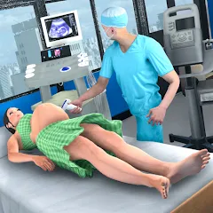 Скачать взломанную Pregnant Games Mommy Simulator  [МОД Menu] - полная версия apk на Андроид