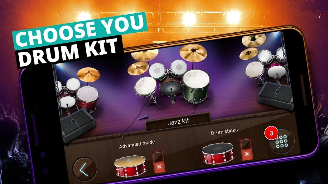 Drum Kit Music Games Simulator  [МОД Unlimited Money] Screenshot 4