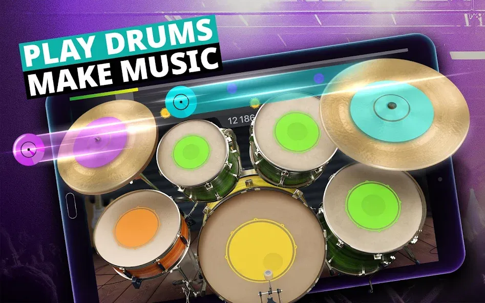 Drum Kit Music Games Simulator  [МОД Unlimited Money] Screenshot 5