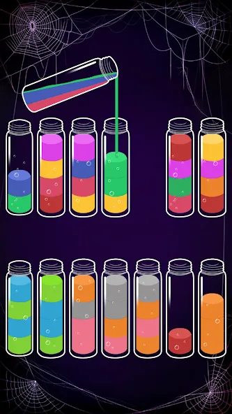 Soda Sort: Water Color Puzzle (Сода Сорт)  [МОД Unlocked] Screenshot 5