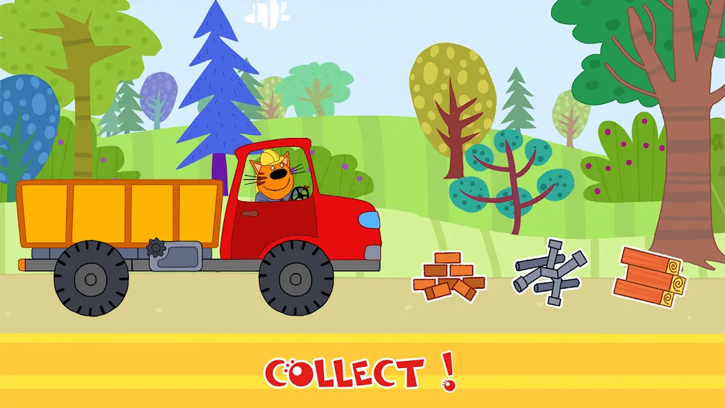 Kid-E-Cats Cars, Build a house  [МОД Mega Pack] Screenshot 4