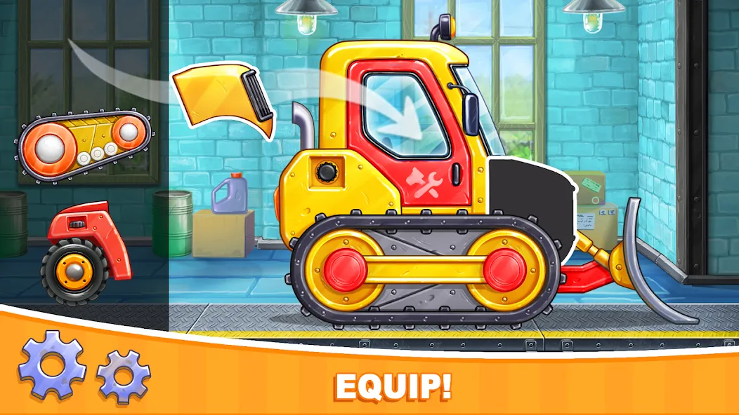 Car games Bulldozer for kids 5  [МОД Unlocked] Screenshot 1