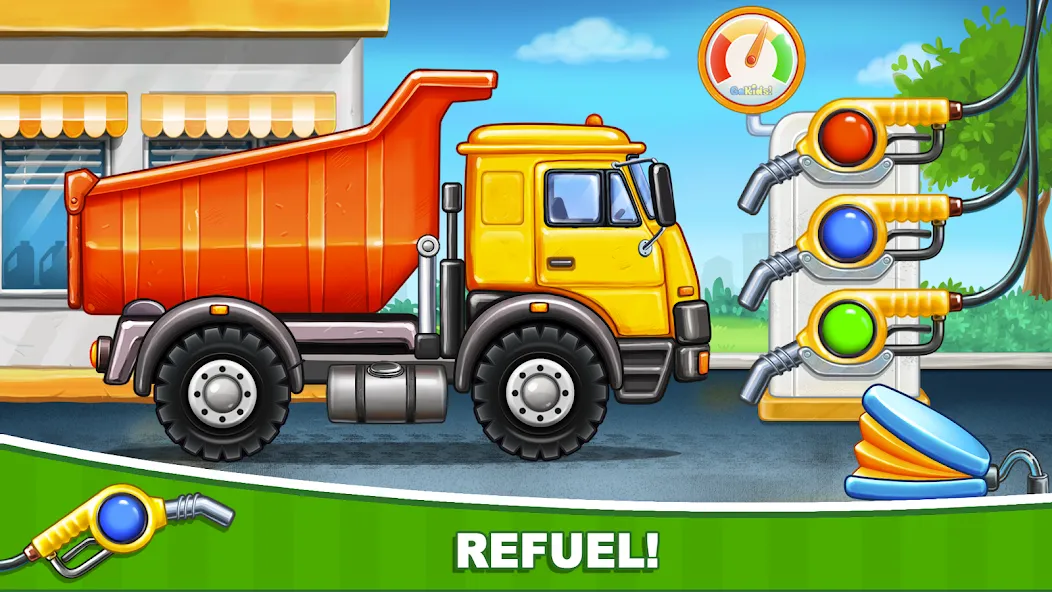 Car games Bulldozer for kids 5  [МОД Unlocked] Screenshot 2