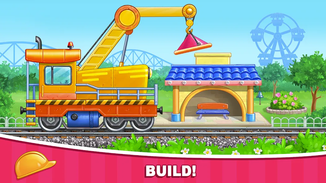 Car games Bulldozer for kids 5  [МОД Unlocked] Screenshot 4