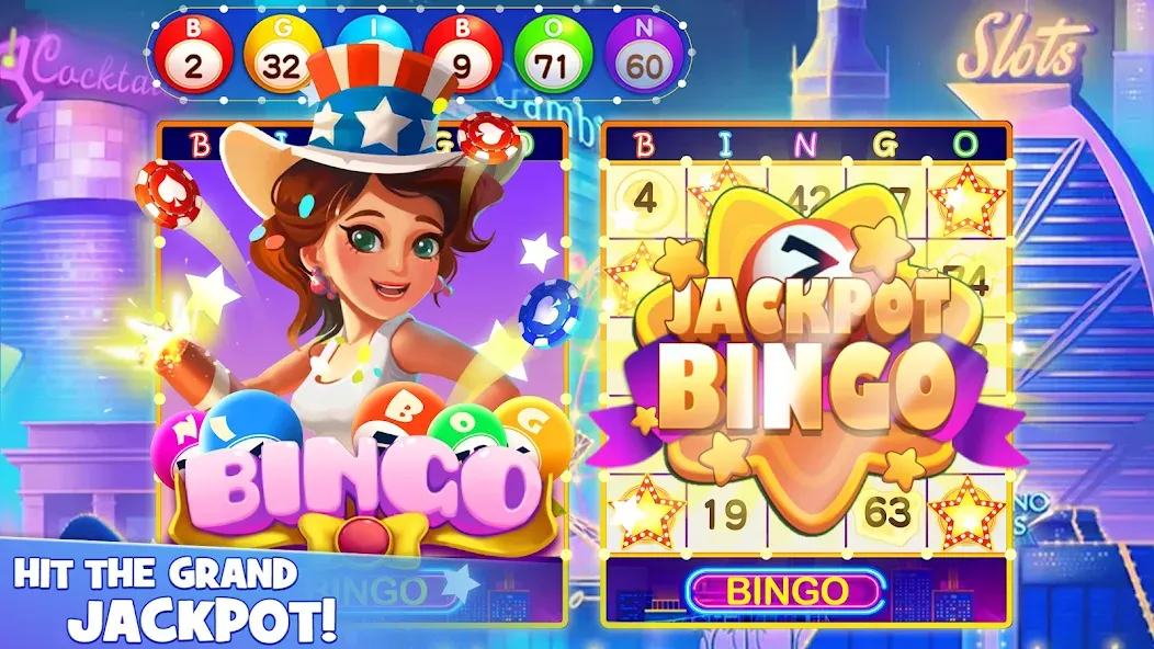 Bingo Lucky: Play Bingo Games (Бинго Лаки)  [МОД Бесконечные монеты] Screenshot 2