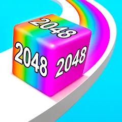 Скачать взломанную Jelly Run 2048 (Джелли Ран 2048)  [МОД Меню] - полная версия apk на Андроид