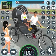 Скачать взлом BMX Cycle Games 3D Cycle Race (игры на велосипеде 3D гонка)  [МОД Все открыто] - полная версия apk на Андроид