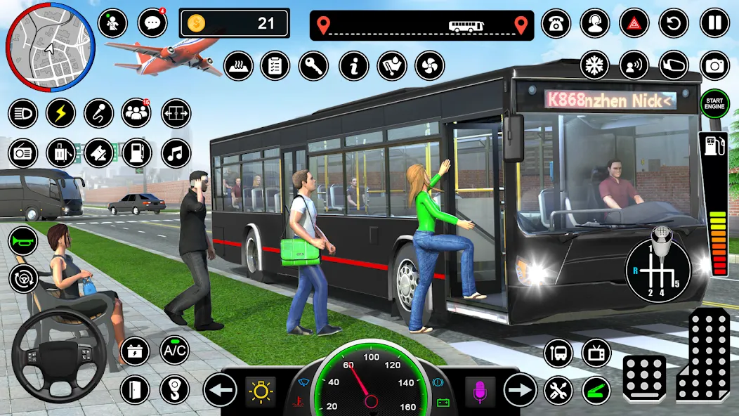 Bus Simulator - Driving Games  [МОД Unlimited Money] Screenshot 2