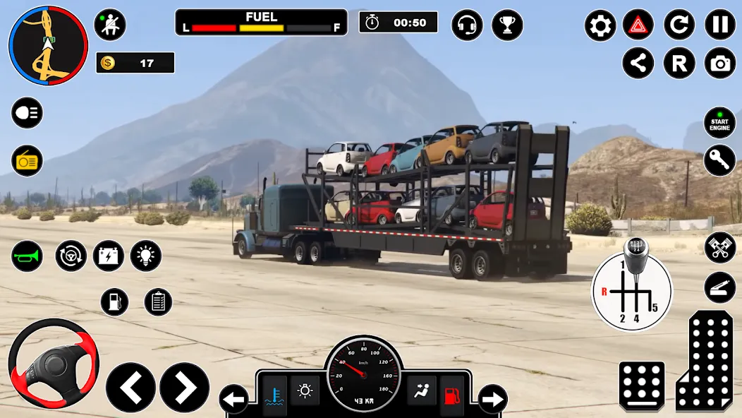 Car Transport - Truck Games 3D  [МОД Меню] Screenshot 2