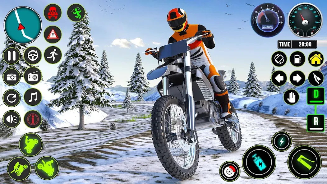 GT Bike Racing Game Moto Stunt (ДжиТи Байк Рейсинг Гейм Мото Стант)  [МОД Много монет] Screenshot 3