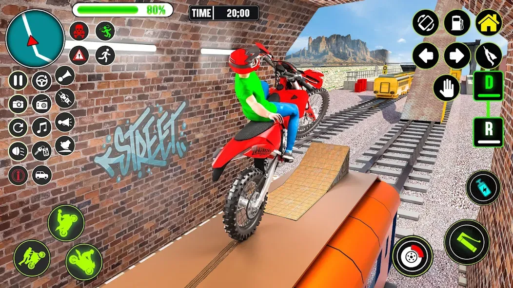 GT Bike Racing Game Moto Stunt (ДжиТи Байк Рейсинг Гейм Мото Стант)  [МОД Много монет] Screenshot 5