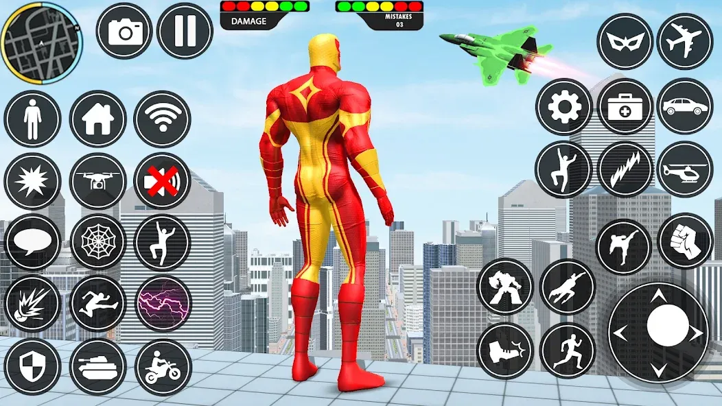 Rope Hero: Speed Hero Games (Роуп Хиро)  [МОД Menu] Screenshot 2