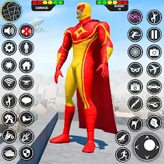 Скачать взломанную Rope Hero: Speed Hero Games (Роуп Хиро)  [МОД Menu] - полная версия apk на Андроид