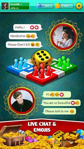 Multiplayer Dice Ludo Games (Мультиплеер Дайс Лудо Игры)  [МОД Menu] Screenshot 2