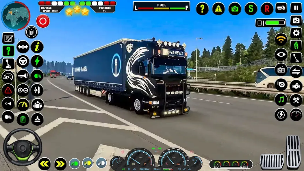 Truck Driving Euro Truck Game  [МОД Mega Pack] Screenshot 4